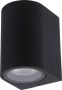Lucide ZARO Wandspot Buiten 1xGU10 IP44 Zwart - Thumbnail 1