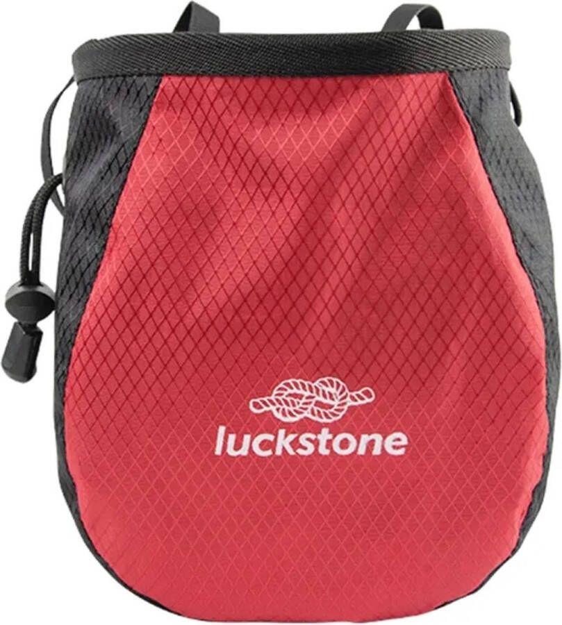 Luckstone krijt tas chalk bag rood