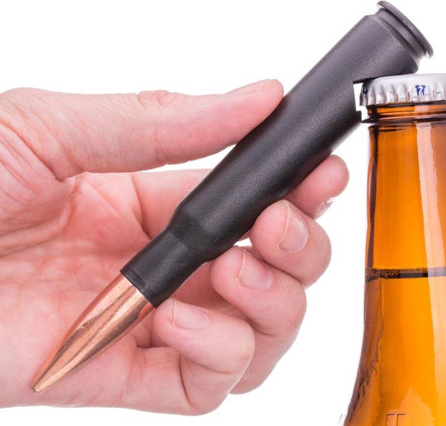 Lucky Shot USA Lucky Shot USA Bullet Bottle Opener .50 Cal BMG Bieropener zwart (div. kleuren beschikbaar)