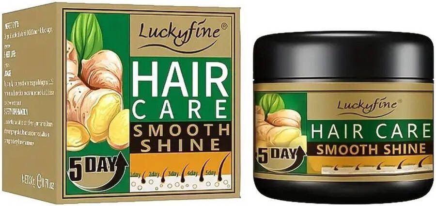 Luckyfine Gember Haarmasker Minoxidil 5% Alternatief Haargroei versneller Haargroeimiddel Haaruitval Mannen Haargroei en vrouwen Haargroei olie Haargroei Mannen