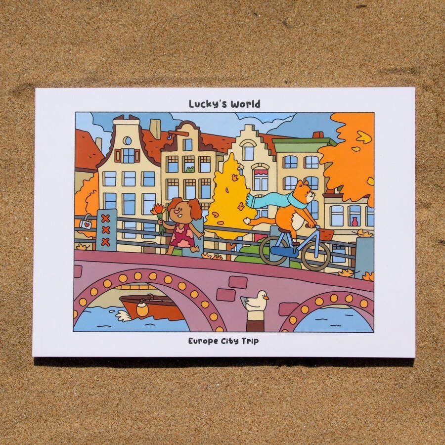 Lucky's World Kleurboek Europe City Trip Volume 1