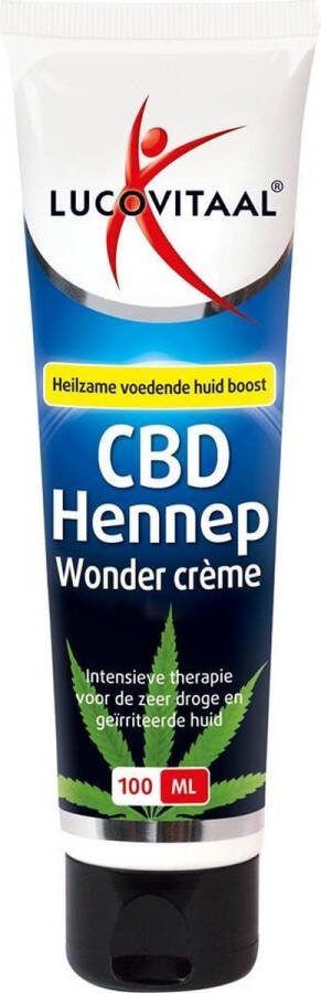 Lucovitaal 3x Creme Huidwonder Hennep CBD 100 ml