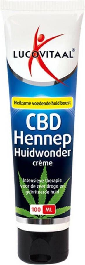 Lucovitaal Hennep CBD Huidwonder Crème Bodycrème