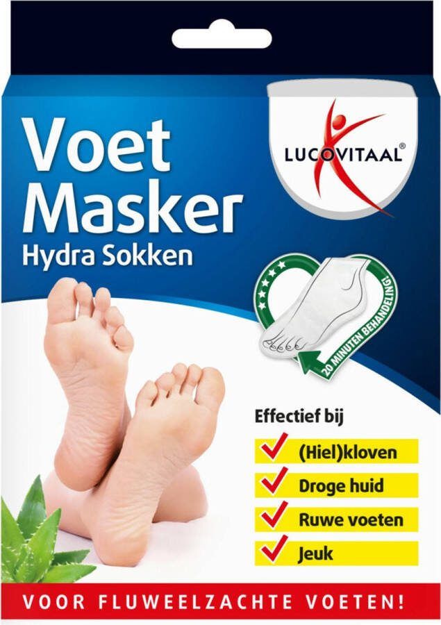 Lucovitaal Voetmasker Hydra Sokken 1 paar