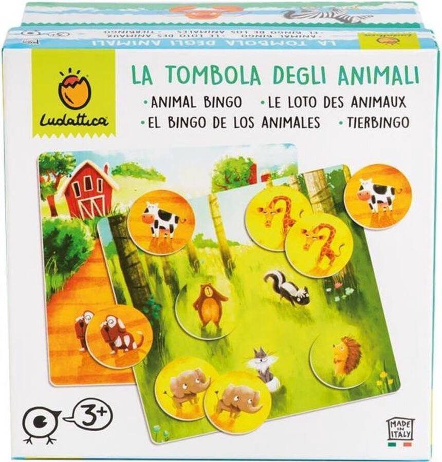 Ludattica Animal Bingo Junior 18 X 18 X 10 Cm
