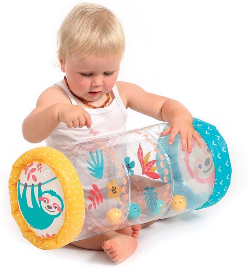 Ludi Kruiprol voor Baby Opblaasbare Rol om te Leren Kruipen Vanaf 6 Maanden Luiaard