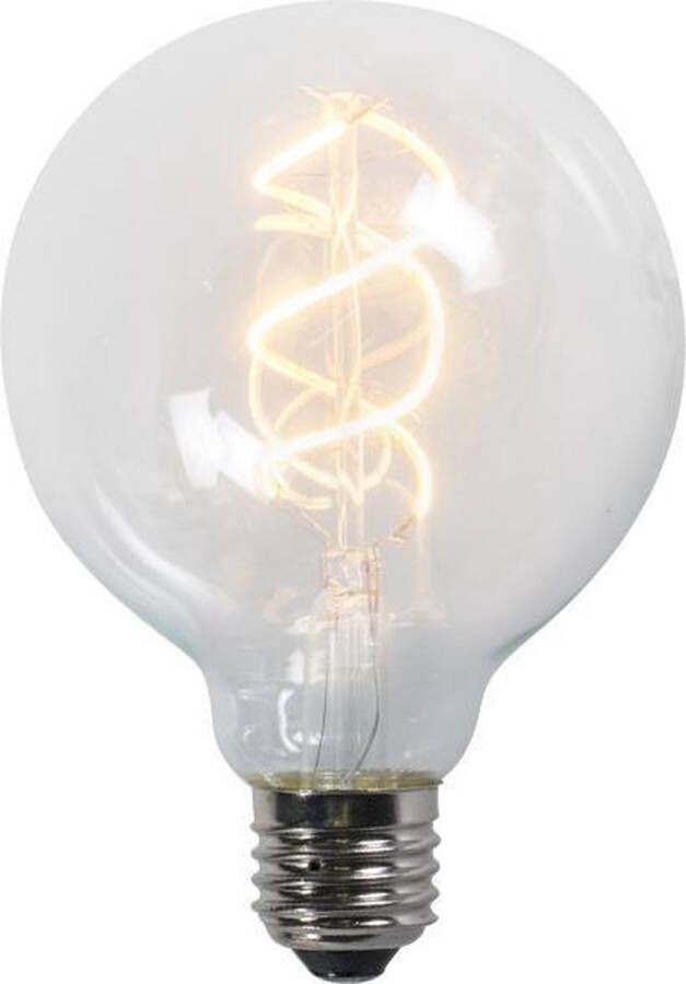 LUEDD E27 LED gedraaid filament lamp G95 helder 5W 400 lm 2200K