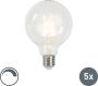 LUEDD Set Van 5 E27 Dimbare Led Lampen G95 5w 470 Lm 2700k - Thumbnail 1