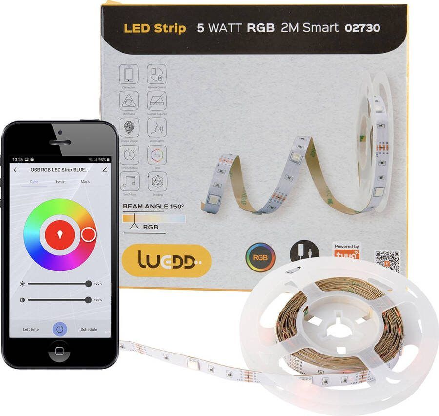 LUEDD Smart LED strip RGB 3 meter 5W