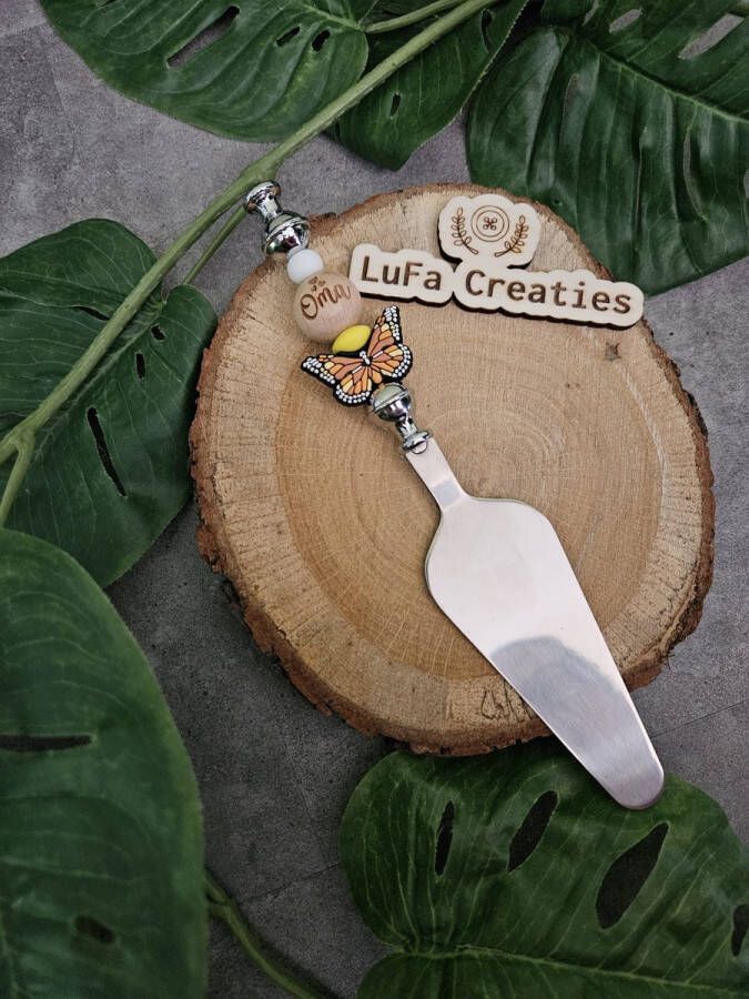 LuFa Creaties Taartschep voor oma met vlinder