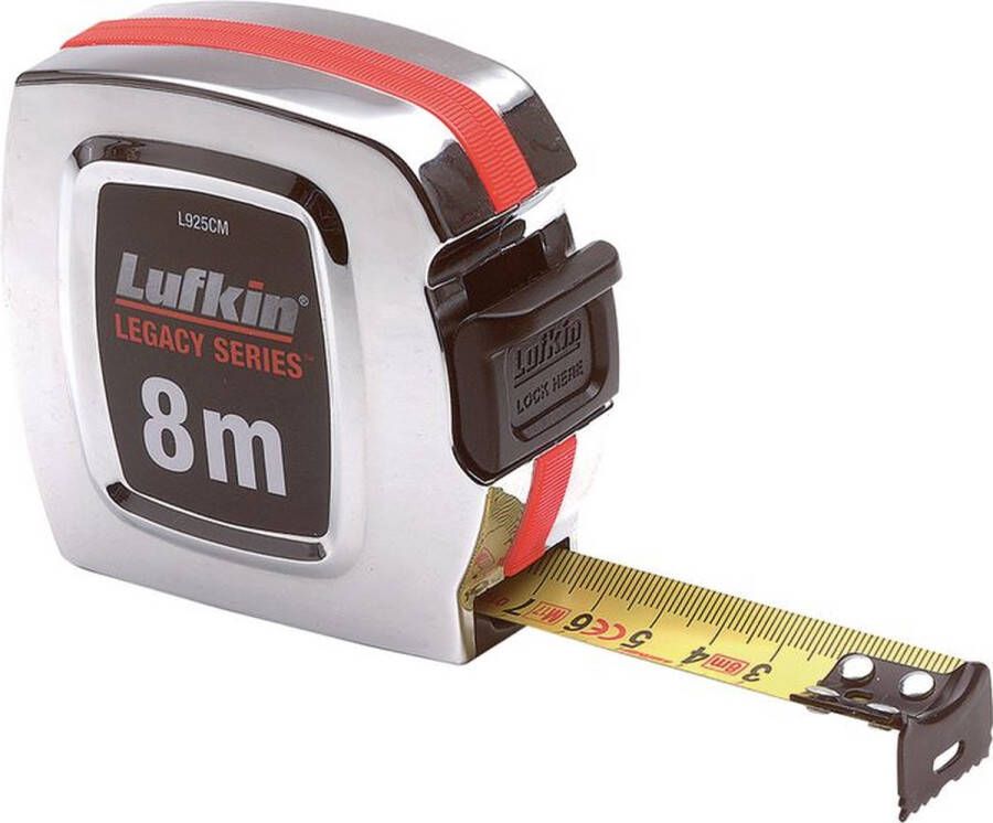 Lufkin Legacy Serie Rolmaat Chr Behuizing 8mx25mm