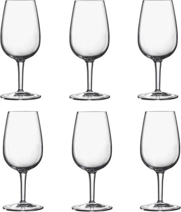 Luigi Bormioli 6 D.O.C. wijn proefglazen set 21 5cl Ultra helder en zuiver kristal glas Made in Italy