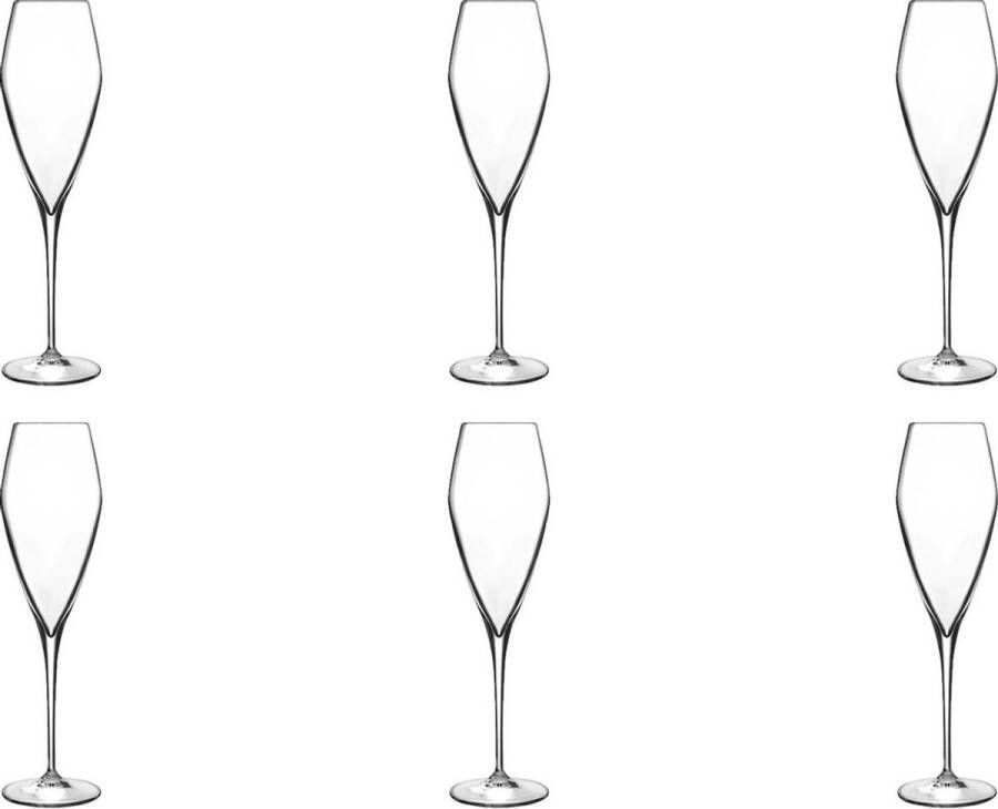Luigi Bormioli Atelier Champagneglas Groot 270 ml 6 stuks