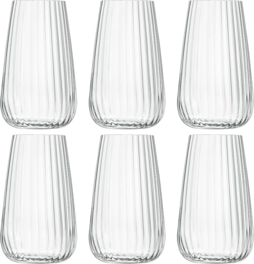 Luigi Bormioli Longdrinkglazen Waterglazen Cocktailglazen Speakeasies 570 ml 6 Stuks