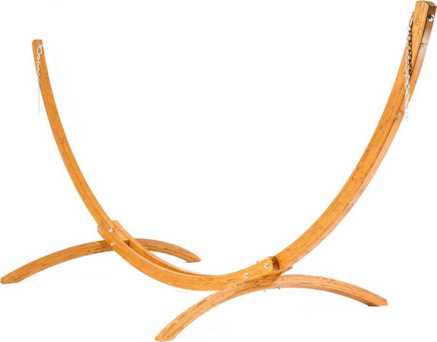 Luilak Houten Hangmatstandaard BOW 300 Hout Draagkracht 120 KG The Relax Company