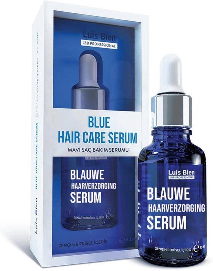 LUIS BiEN Blauwe Haarverzorging Serum Blauwe Haarserum Stimuleert haargroei en vermindert haaruitval Haargroeiserum 50 ml