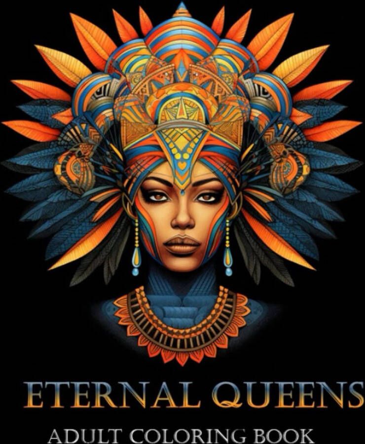 Luis G Riviera Eternal Queens Adult Coloring Book Kleurboek voor volwassenen