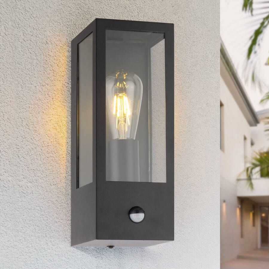 LumenXL Buiten wandlamp Nantes met sensor