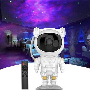 LUMEXX Astronaut Sterren Projector Sterrenhemel Galaxy Sterrenlamp Discolamp Nachtlampje Kinderen Wit