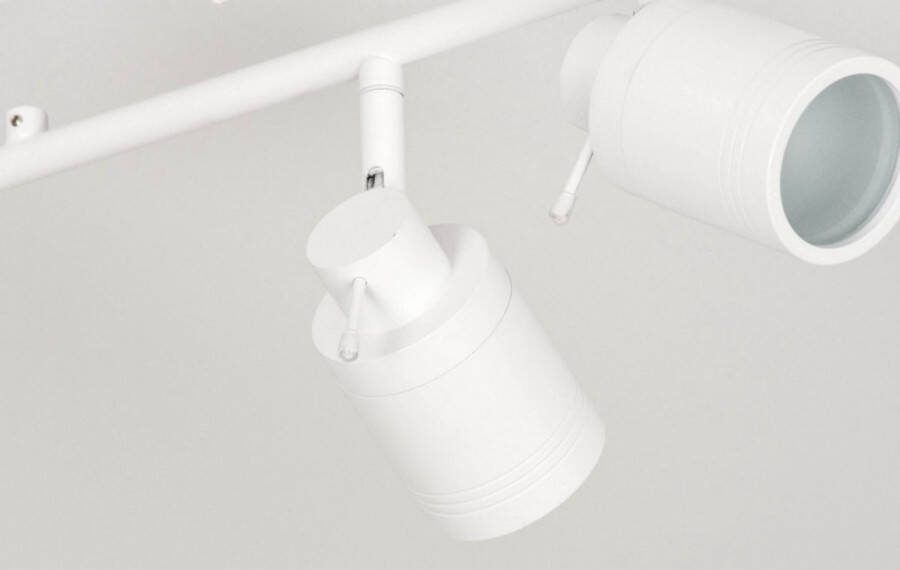 Lumidora Opbouwspot 72837 4 Lichts GU10 Wit Metaal Badkamerlamp IP44