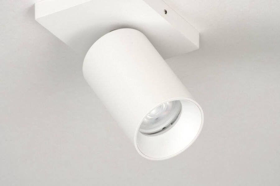 Lumidora Opbouwspot 73230 GU10 Wit Metaal Badkamerlamp IP21