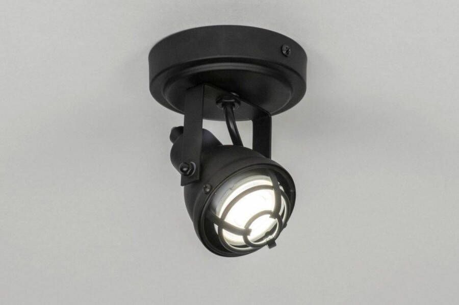Lumidora Opbouwspot 73292 GU10 Zwart Metaal