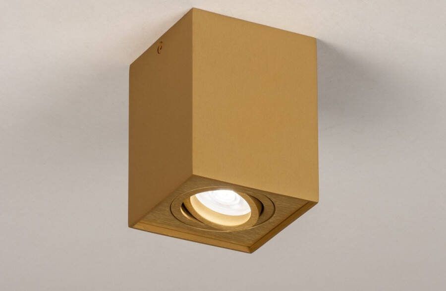 Lumidora Opbouwspot 74140 GU10 Messing Aluminium