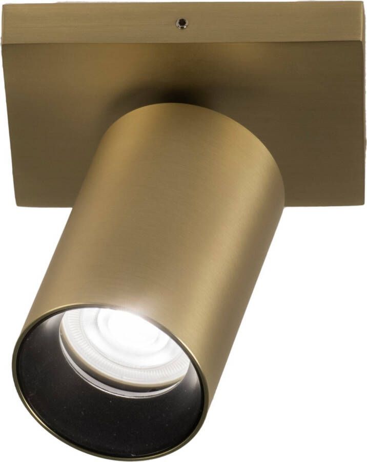 Lumidora Opbouwspot 74769 GU10 Goud Messing Metaal Badkamerlamp IP21