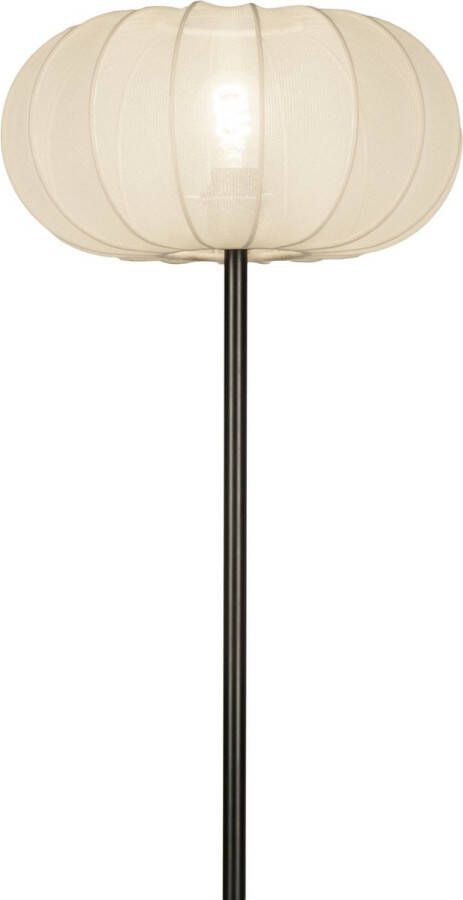 Lumidora Vloerlamp 31279 E27 Zwart Beige Metaal ⌀ 38 cm