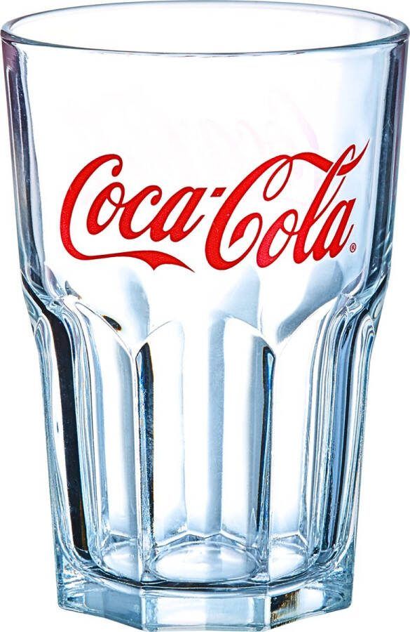 Luminarc 1 x Coca Cola Tumbler Drinkglas Waterglas met opdruk 40 cl