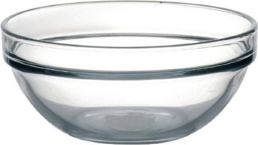 Luminarc 12x Glazen schaaltjes kommetjes 10 cm Snacks toetjes serveren Schaaltjes kommetjes van glas Keukenbenodigdheden