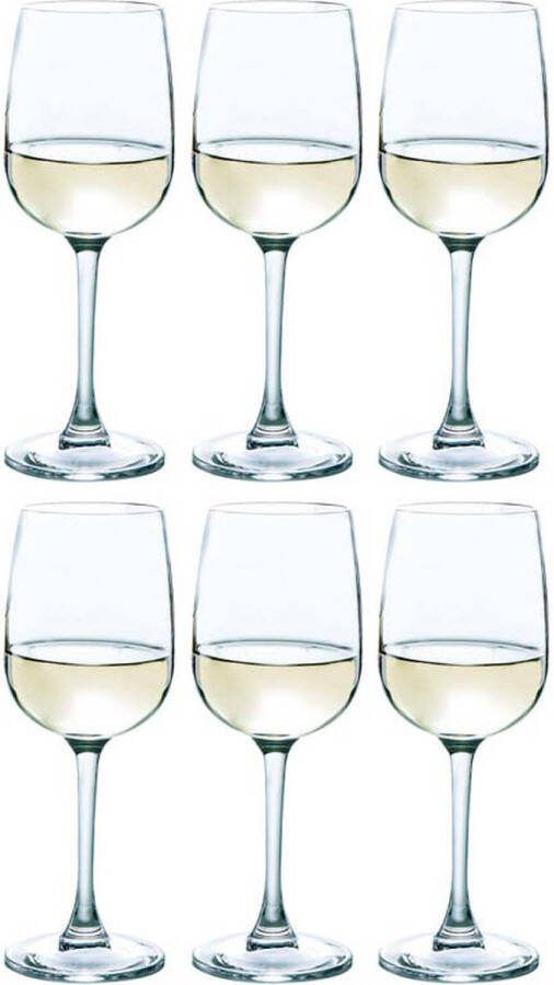 Luminarc 12x Stuks wijnglazen voor rode wijn 280 ml Versailles Wijn glazen