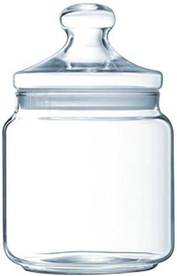 Luminarc Club Snoeppot Glazen Voorraadpot met glazen deksel Afsluitbaar 1.5 liter