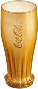 Luminarc Coca Cola Crown longdrinkglazen 35 cl Goudkleurig Set-4