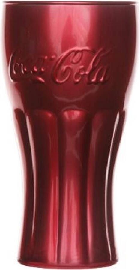 Luminarc Coca Cola Mirror Glas 37cl Rood (set van 6) En Yourkitchen E-kookboek Heerlijke Smulrecepten