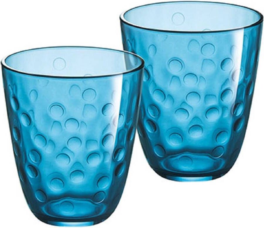 Luminarc Concepto Bulle Pepite Blauw Waterglazen 31 cl Glas (Set van 6) En Yourkitchen E-kookboek Heerlijke Smulrecepten