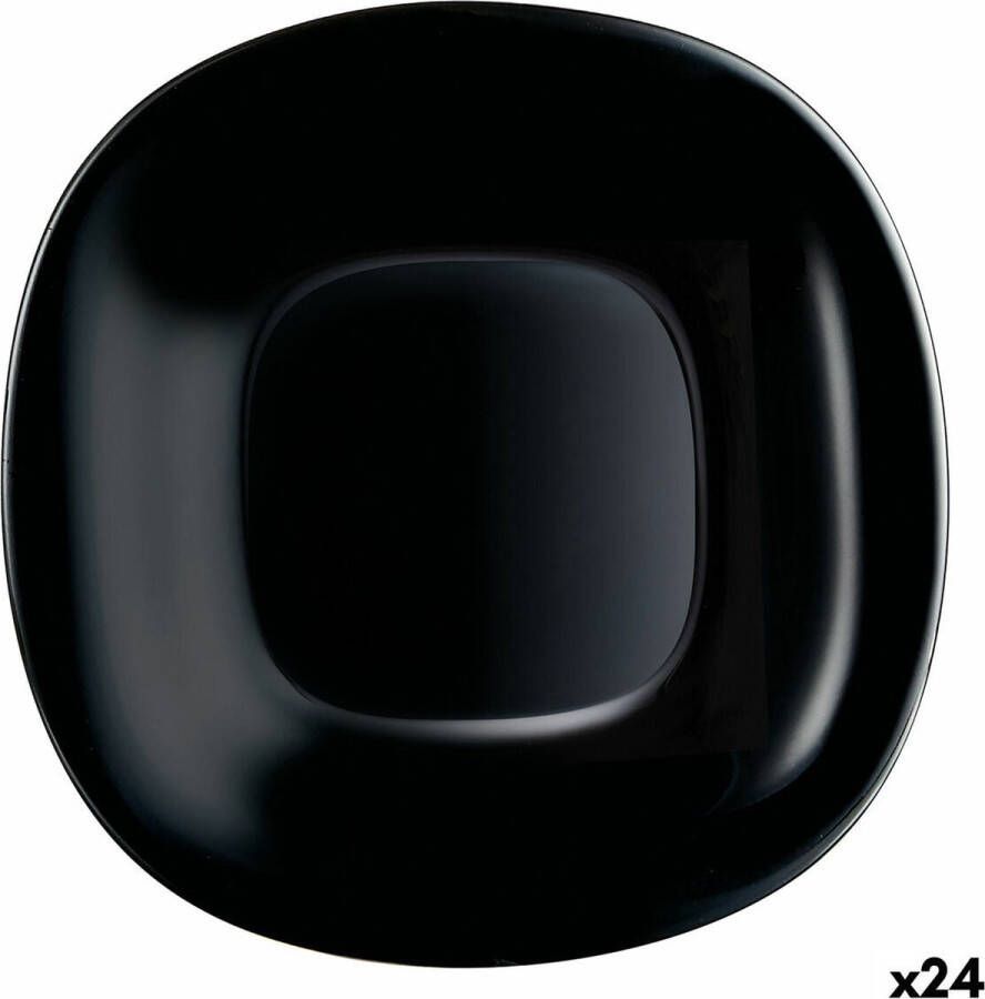 Luminarc Dessertgerecht Carine Zwart Glas (19 cm) (24 Stuks)