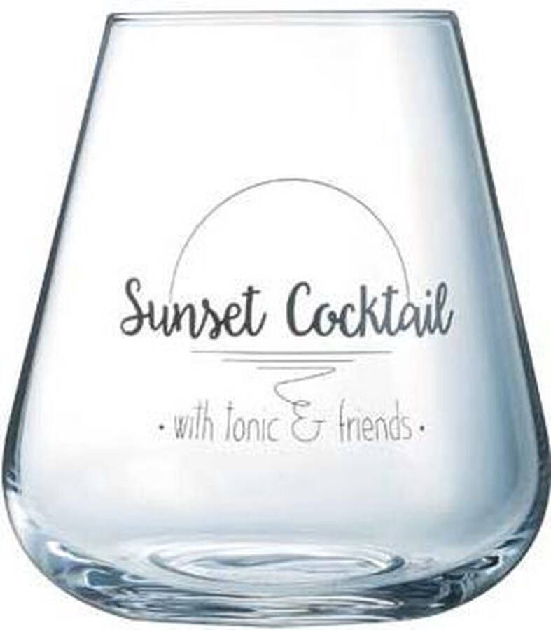 Luminarc longdrinkglas Sunset 55 cl Set van 4st