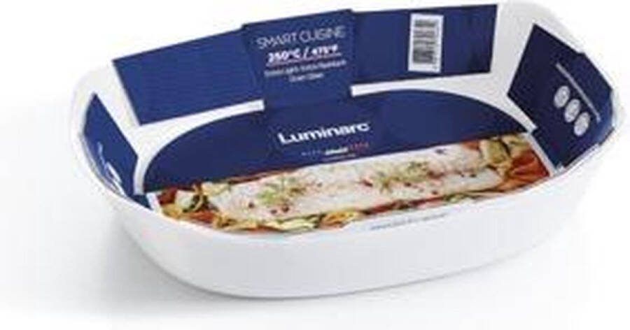 Luminarc Ovenschaal Smart Cuisine Rechthoekig Wit Glas (30 x 22 cm)