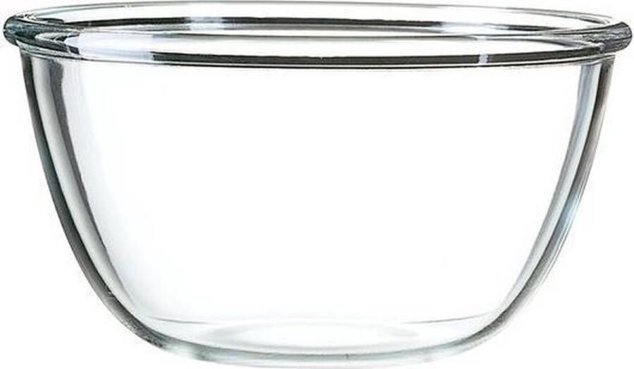 Luminarc Salade schaal slakom van glas 24 cm Schalen en kommen Keuken accessoires