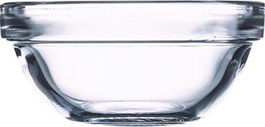 Luminarc Schaal Stapelbaar Glas Rond 6 cm Set-6