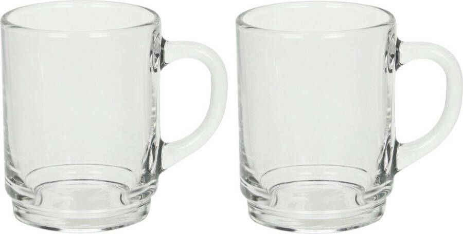 Luminarc Theeglazen Wales 12x transparant glas 6.5 x 8 cm 250 ml Koffie- en theeglazen