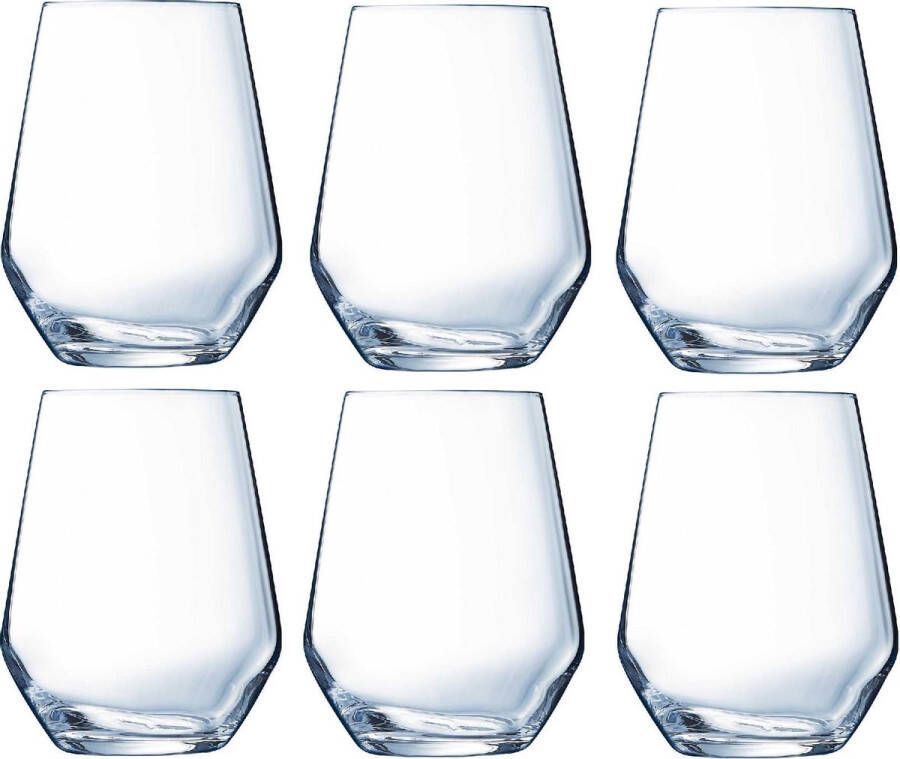 Luminarc Glazenset Vinetis Transparant Glas 400 ml (6 Stuks) (Pack 6x)