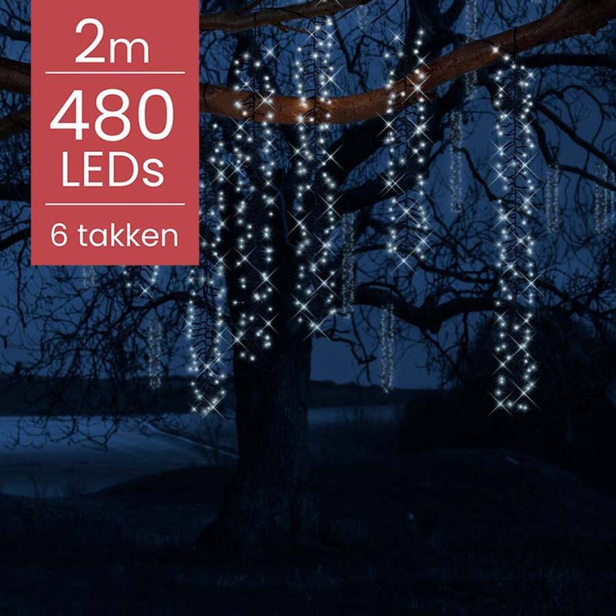 Lumineo Hangende boom verlichting voor buiten met de feestdagen