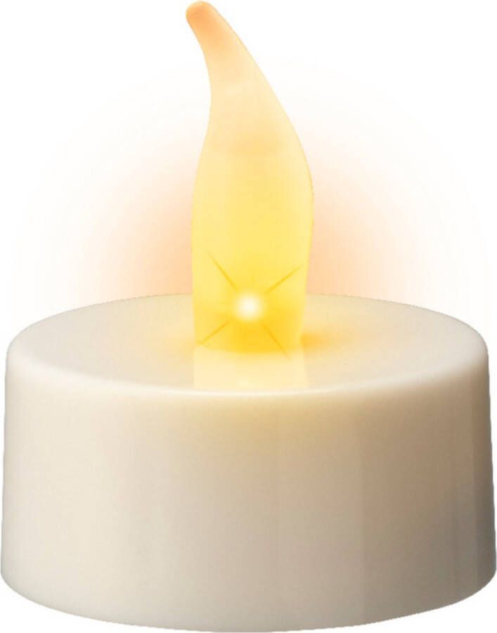 Lumineo LED waxinelichtjes 24x st wit -met afstandsbediening