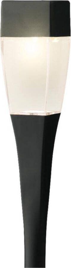 Lumineo Solar tuinlamp prikspot pilaar op zonne-energie 26 cm Prikspots tuinverlichting