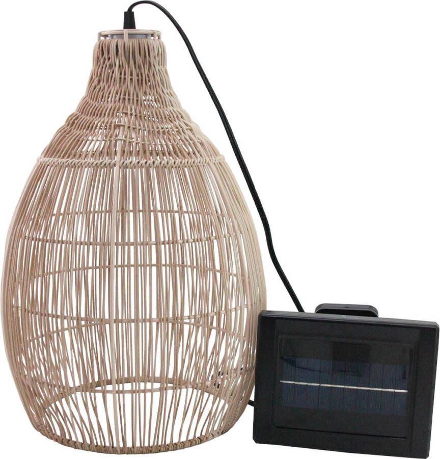 Lumisky BUITENVERLICHTING Solar hanglamp bohemian Rotan LED warm wit HOLIDAY