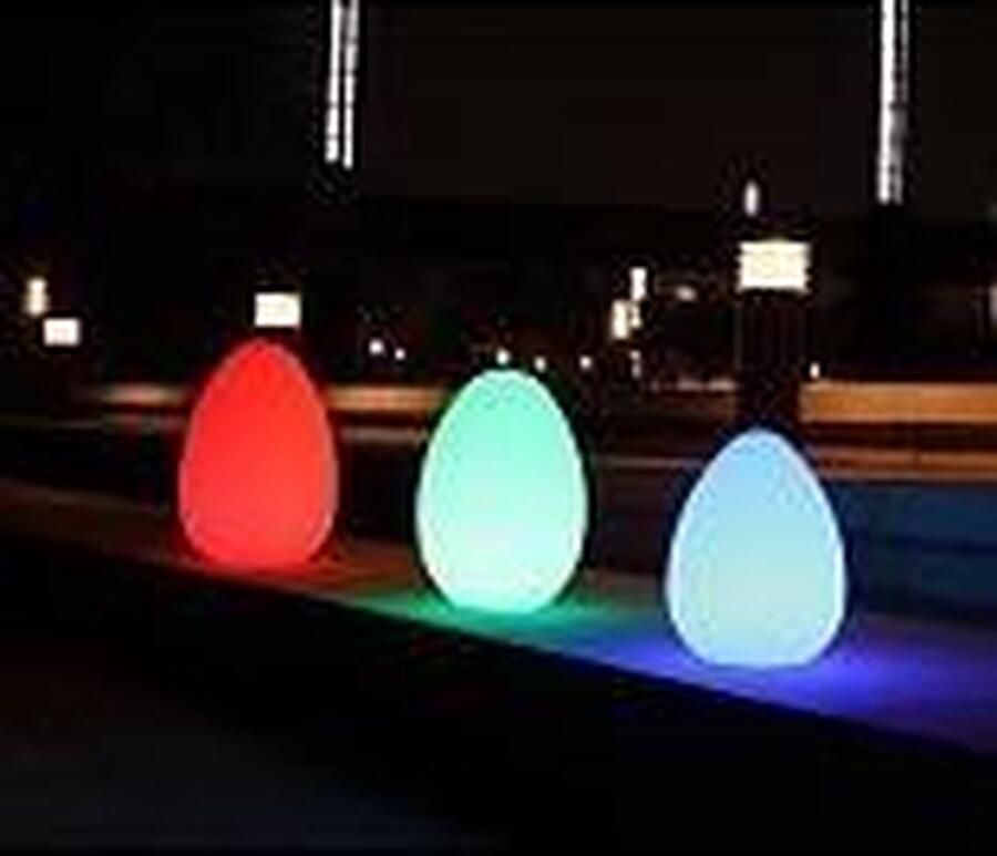 Lumisky OPLAADBARE MULTICOLOR EIVORMIGE LED LAMP