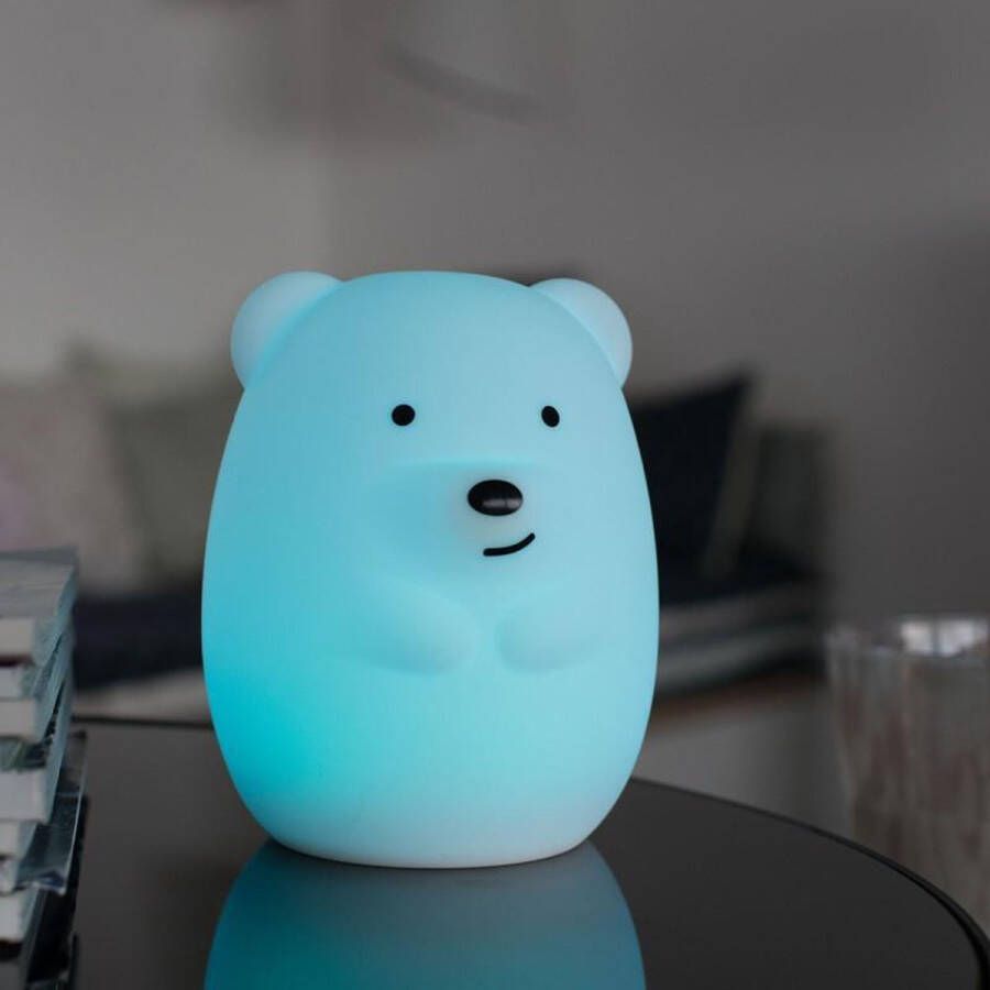 Lumisky Teddybeer Draadloos Led-nachtlampje Wit H19cm Teddy