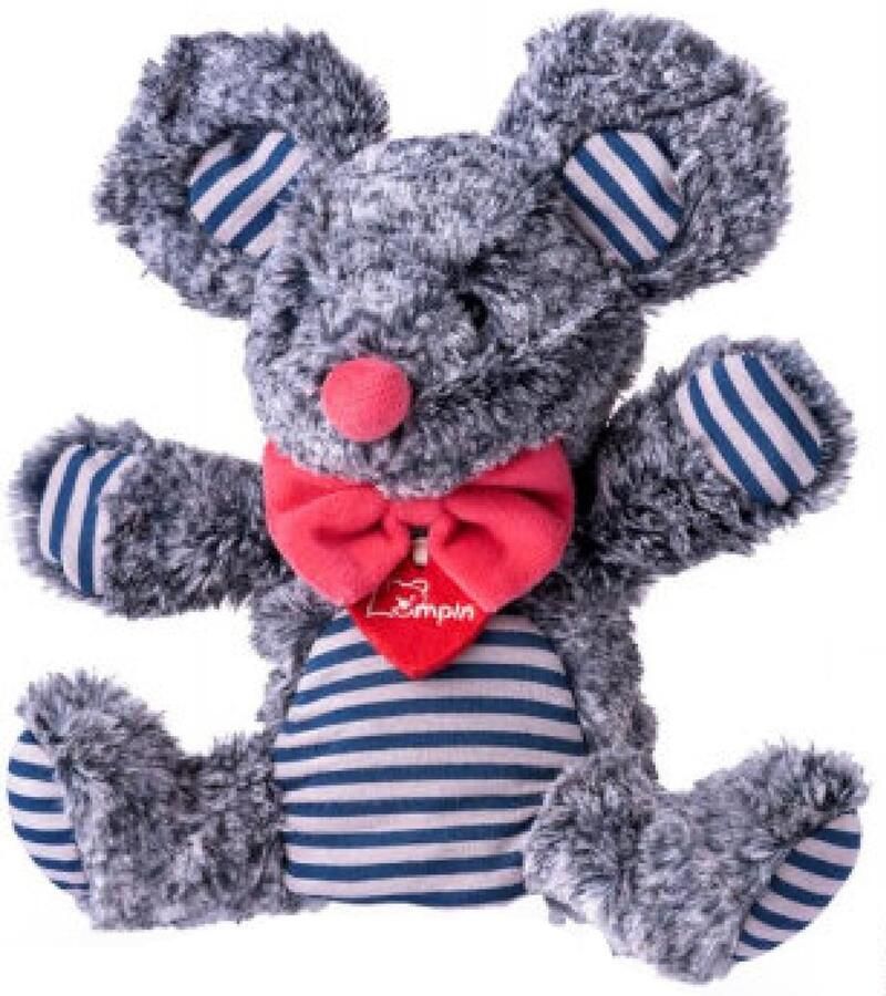 Lumpin Handpop muis Ticky Grijs